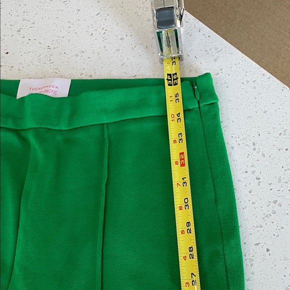 Tuckernuck Bright Green Cropped Flare Pants - Picture 3 of 9